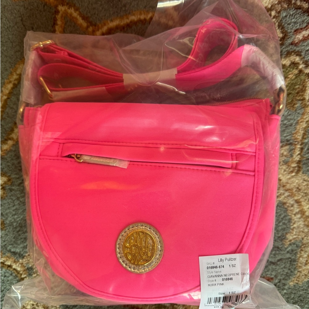 Aura pink Lilly Pulitzer bag crossbody - Picture 1 of 1